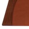 Dacasso Protacini Cognac Brown Italian Patent Leather 34 x 20 Side-Rail Desk Pad P6101 - alternate 3